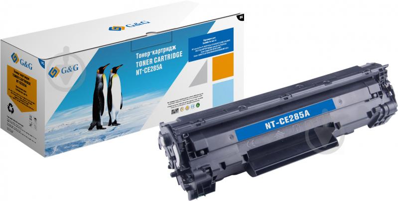 Картридж G&G CE285A для HP LJ P1102, 1102w, M1132, M1212nf black - фото 1