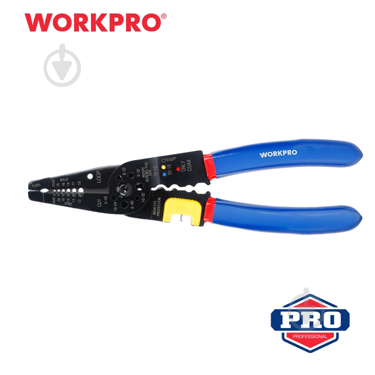 Кліщі обтискні WORKPRO 210 мм мультифункціональні PRO WP291009 - фото 2
