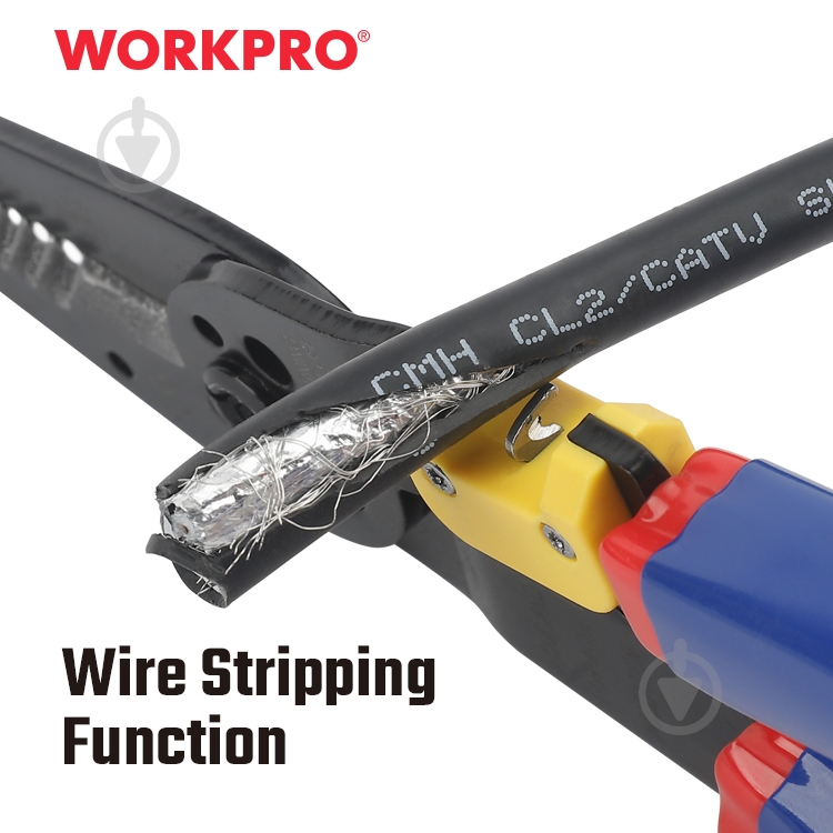 Кліщі обтискні WORKPRO 210 мм мультифункціональні PRO WP291009 - фото 6