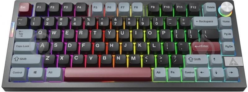 Клавиатура Montech MKey PRO75% WRL DARKNESS Yellow Switch (MKPRO75DY) black - фото 2 Клавиатура Montech MKey PRO75% WRL DARKNESS Yellow Switch (MKPRO75DY) black - фото 2