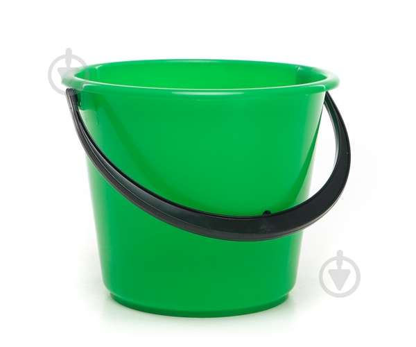 Ведро обычное Горизонт 1-й сорт 7 л зеленый - фото 1 Ведро обычное Горизонт 1-й сорт 7 л зеленый - фото 1