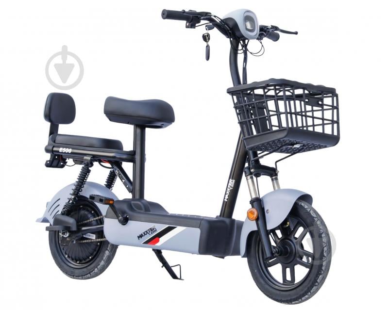 Электроскутер Maxxter E500 (Gray), 500 Вт - фото 4 Электроскутер Maxxter E500 (Gray), 500 Вт - фото 4