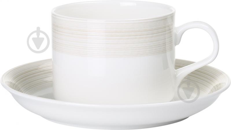 Чашка з блюдцем Fiora Pastel 170 мл - фото 1
