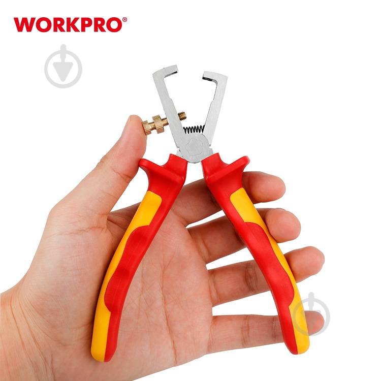 Клещи для снятия изоляции WORKPRO 160 мм EN/IEC 60900 10000V PRO PLUS WP342010 - фото 5 Клещи для снятия изоляции WORKPRO 160 мм EN/IEC 60900 10000V PRO PLUS WP342010 - фото 5
