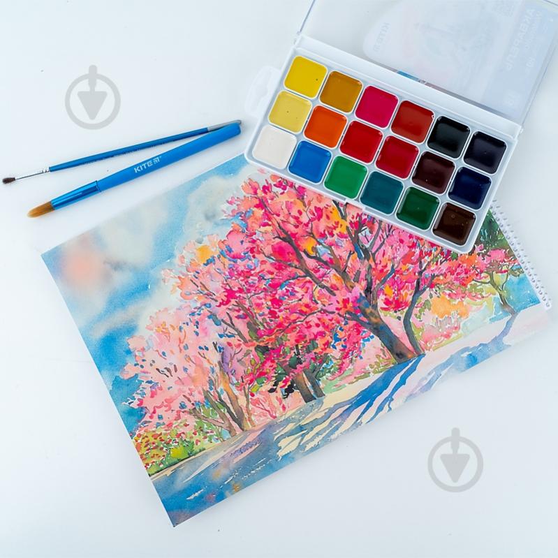 Краски акварельные Classic 18 шт. K-066 KITE - фото 3