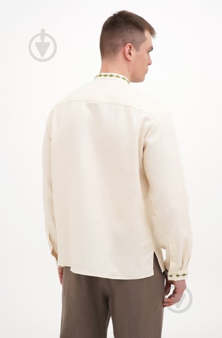 Рубашка Галерея льна Марко бежевый р. 46 - фото 2 Рубашка Галерея льна Марко бежевый р. 46 - фото 2