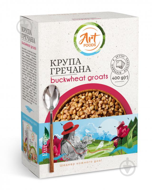 Крупа гречана Art Foods 4х100 г 400 г - фото 1