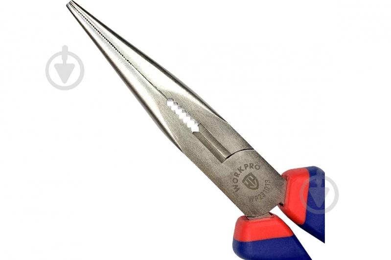 Длинногубцы WORKPRO 200 мм Ni-Fe PRO 1 шт. WP231013 - фото 3