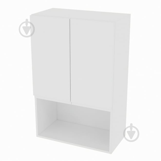 Шкаф Влада (В 60 2Д п/микроволн. (920)) белый шелк/белый Світ Меблів - фото 1 Шкаф Влада (В 60 2Д п/микроволн. (920)) белый шелк/белый Світ Меблів - фото 1