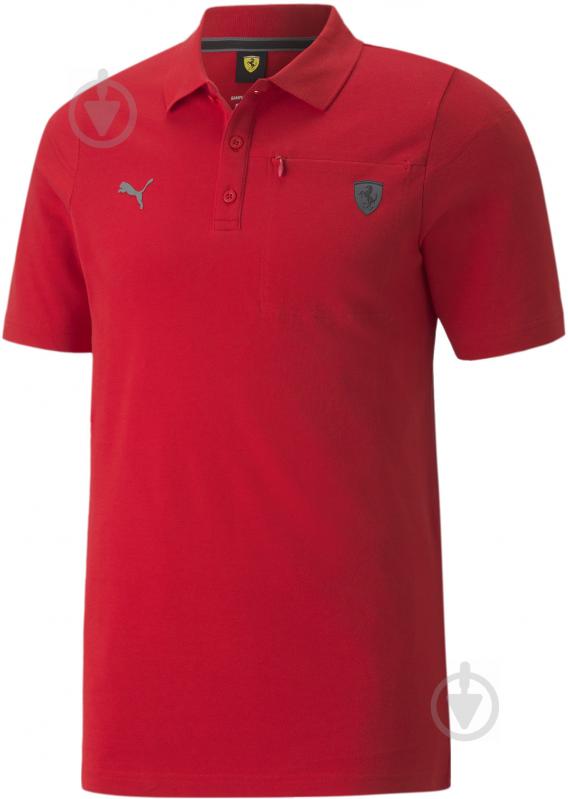 Поло Puma Ferrari Style Polo 53334002 р.XL красный - фото 4