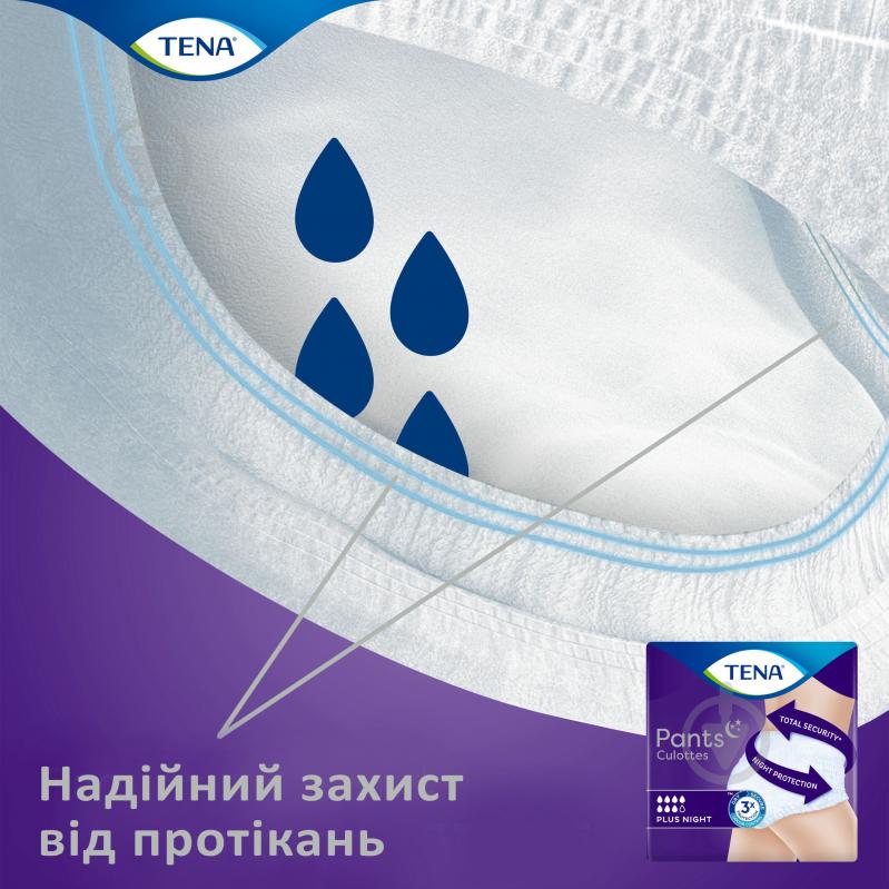 Подгузники-трусики Tena Pants Plus Night размер М 12 шт. - фото 5