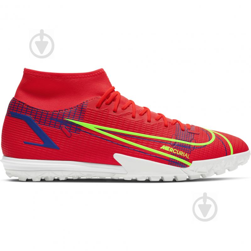 Cороконіжки Nike Mercurial Superfly 8 Academy TF CV0953-600 р.45,5 червоний - фото 3