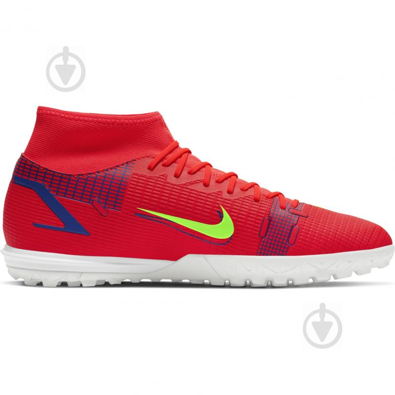 Cороконіжки Nike Mercurial Superfly 8 Academy TF CV0953-600 р.45,5 червоний - фото 4