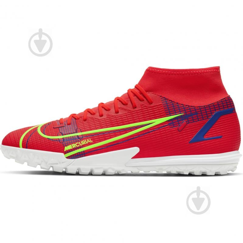 Cороконіжки Nike Mercurial Superfly 8 Academy TF CV0953-600 р.45,5 червоний - фото 5