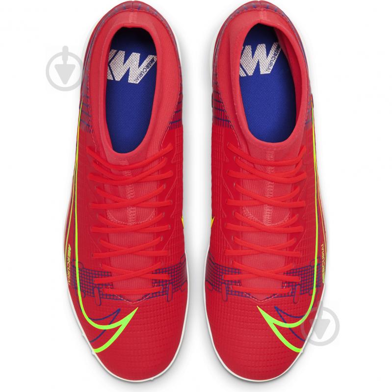 Cороконіжки Nike Mercurial Superfly 8 Academy TF CV0953-600 р.45,5 червоний - фото 7