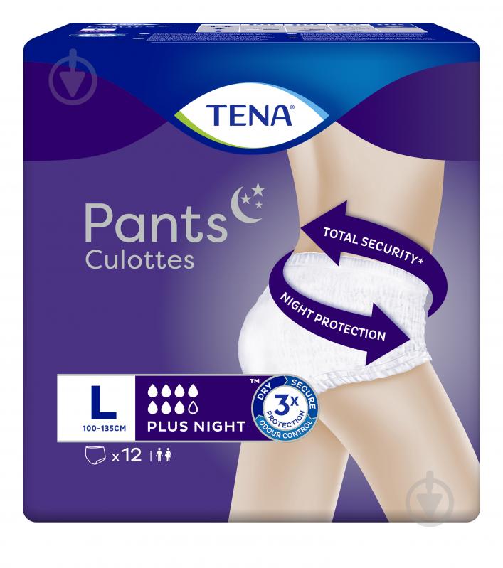 Підгузки-трусики Tena Pants Plus Night розмір L 12 шт. - фото 2