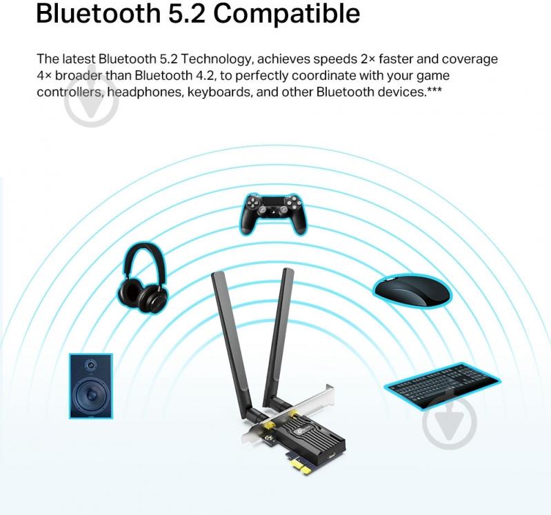 Wi-Fi-адаптер TP-Link PCIe Archer TX20E - фото 2