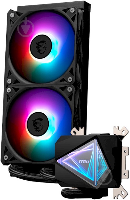 Система водного охлаждения MSI MAG CoreLiquid I240 Black - фото 2 Система водного охлаждения MSI MAG CoreLiquid I240 Black - фото 2