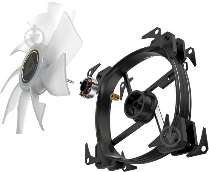 Вентилятор для корпуса Montech HP140 PWM Black - фото 2 Вентилятор для корпуса Montech HP140 PWM Black - фото 2