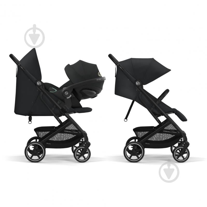 Коляска прогулянкова Cybex Beezy Magic Black з бампером - фото 7