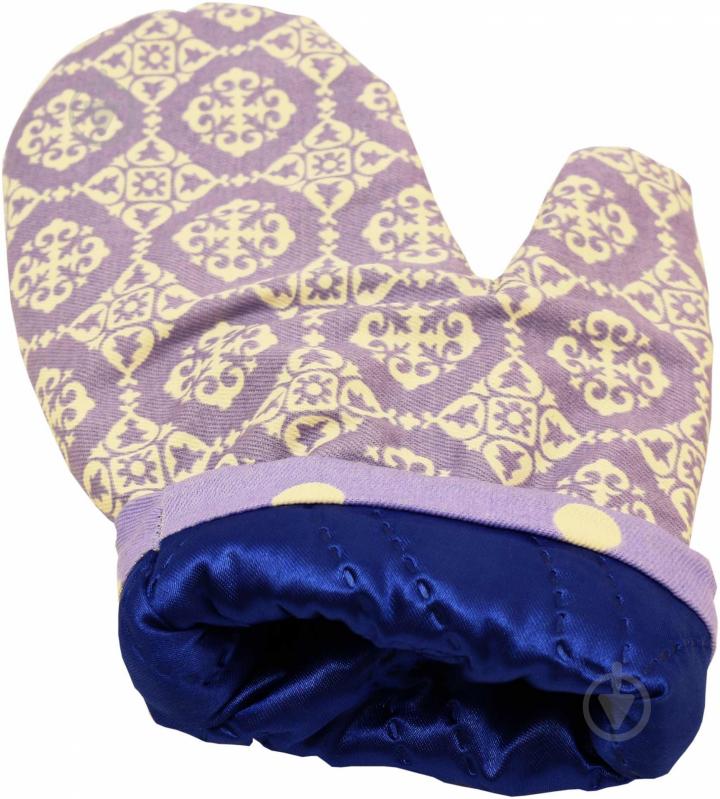 Прихватка-варежка Ажур-Лаванда 16x26 см лавандовый Прованс - фото 2
