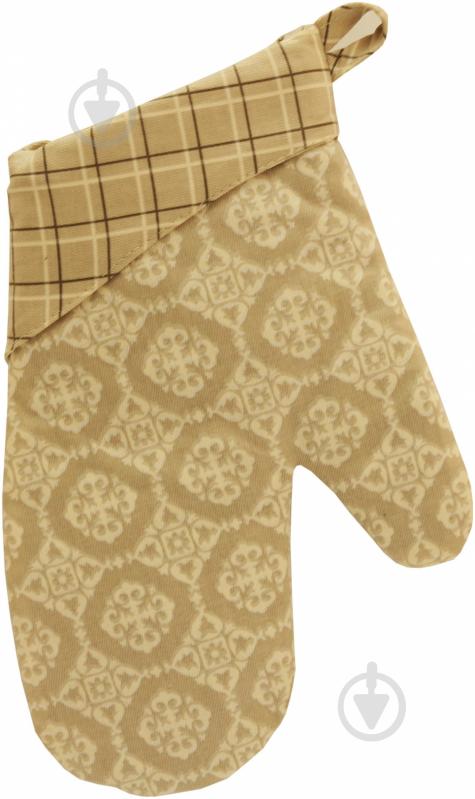 Прихватка-варежка Ажур 16x26 см светло-коричневый Прованс - фото 1