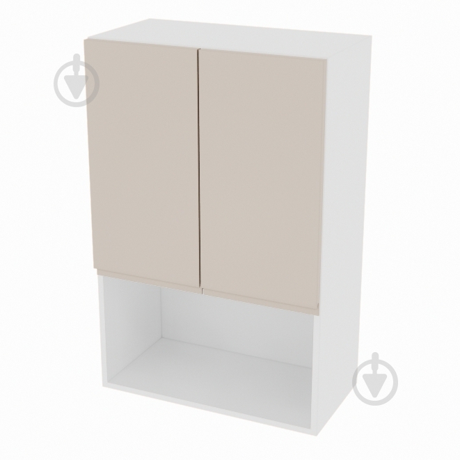 Шкаф Влада (В 60 2Д п/микроволн. (920)) пломбир/белый Світ Меблів - фото 1