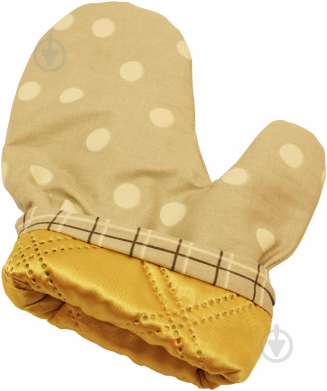 Прихватка-варежка Горох 16x26 см кремовый Прованс - фото 2