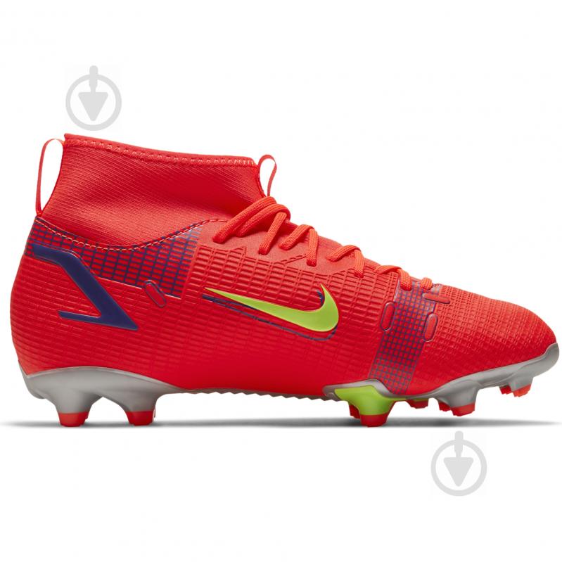 Бутсы Nike Mercurial Superfly 8 Academy FG/MG CV1127-600 р.32 красный - фото 4