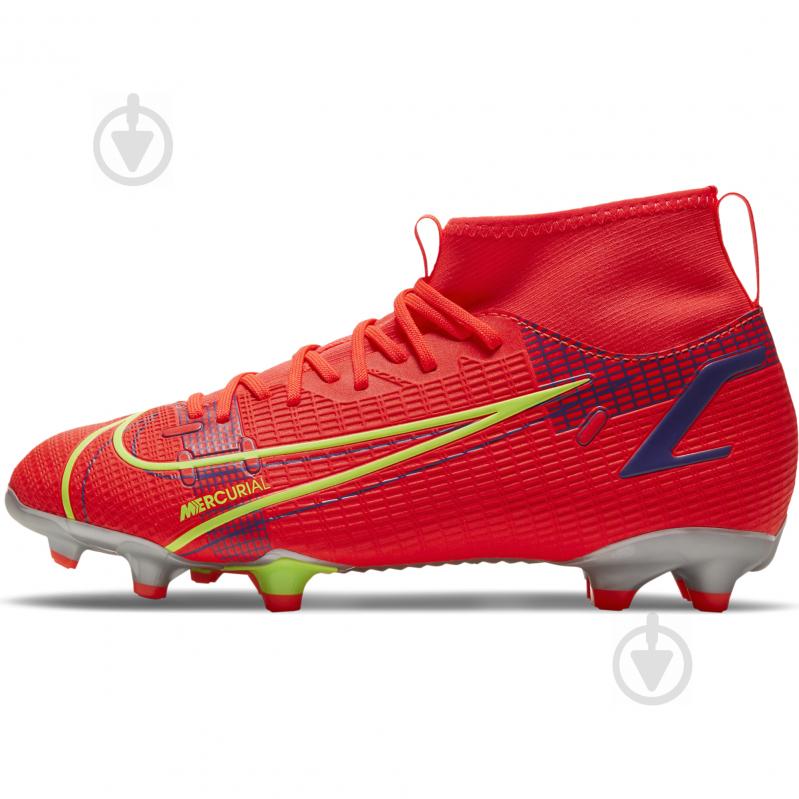 Бутсы Nike Mercurial Superfly 8 Academy FG/MG CV1127-600 р.32 красный - фото 5