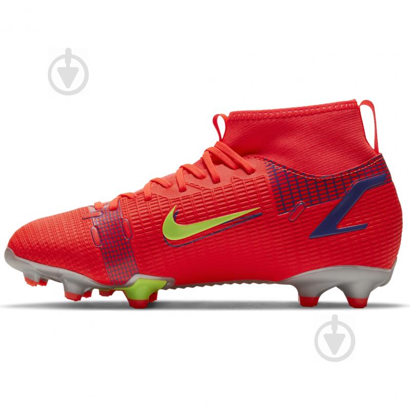 Бутсы Nike Mercurial Superfly 8 Academy FG/MG CV1127-600 р.32 красный - фото 6