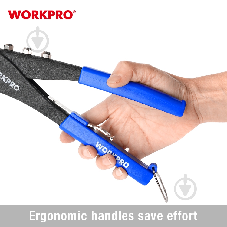 Ключ заклепочный WORKPRO 250 мм Cr-Mo PRO WP225006 - фото 3 Ключ заклепочный WORKPRO 250 мм Cr-Mo PRO WP225006 - фото 3