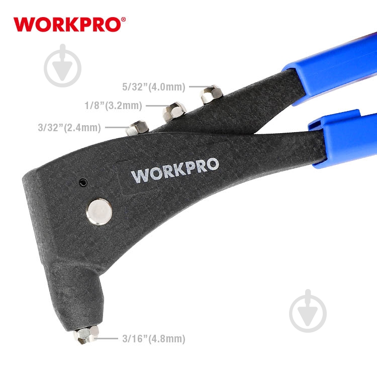 Ключ заклепочный WORKPRO 250 мм Cr-Mo PRO WP225006 - фото 6 Ключ заклепочный WORKPRO 250 мм Cr-Mo PRO WP225006 - фото 6