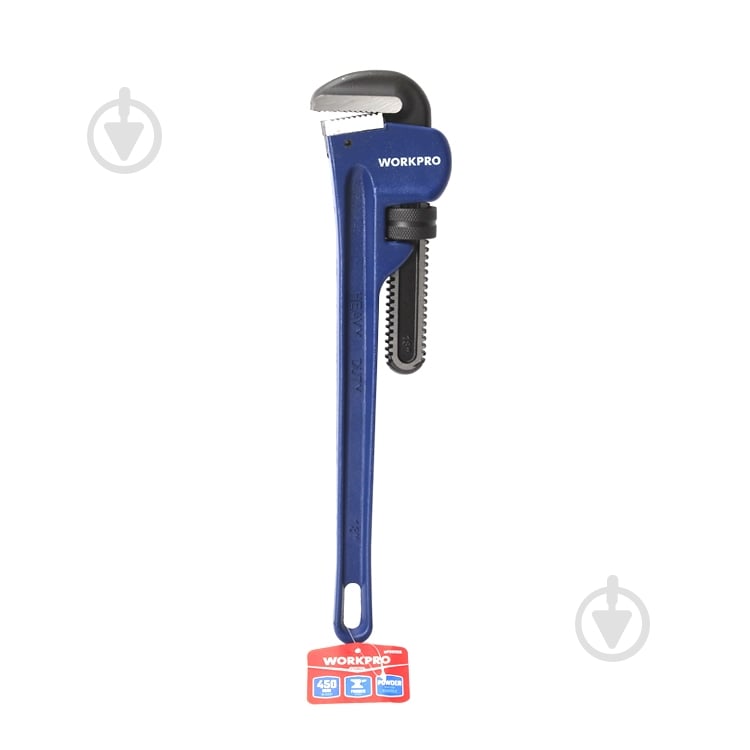 Ключ (stillson) 450 мм PRO WORKPRO WP302003 - фото 1