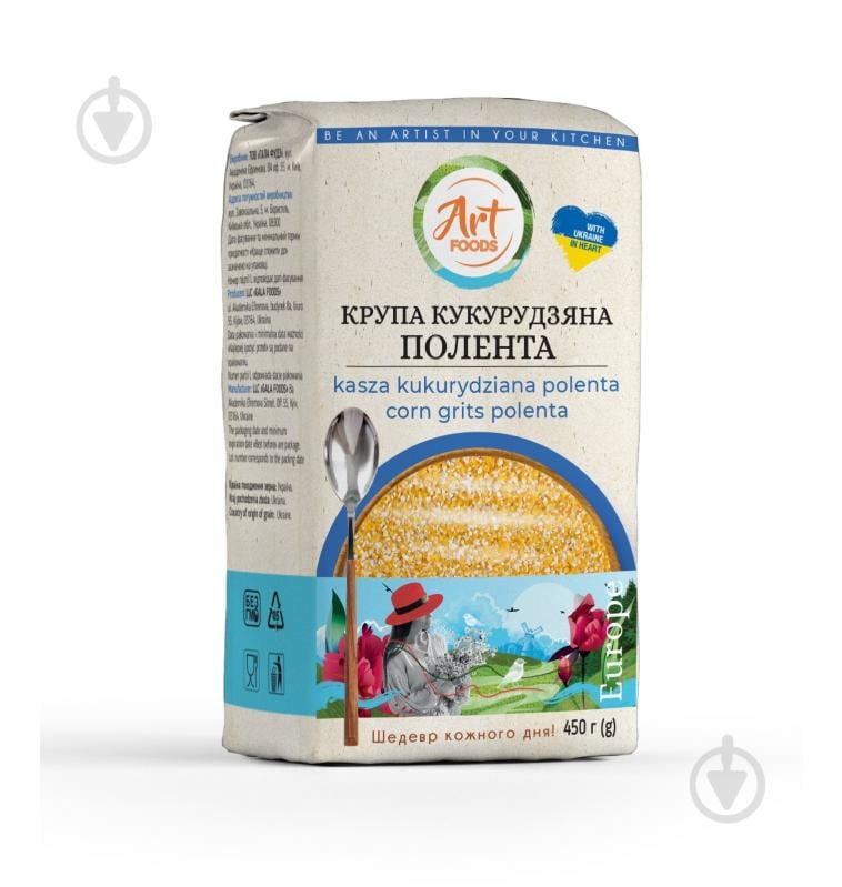 Крупа кукурудзяна Art Foods Полента 450 г - фото 1