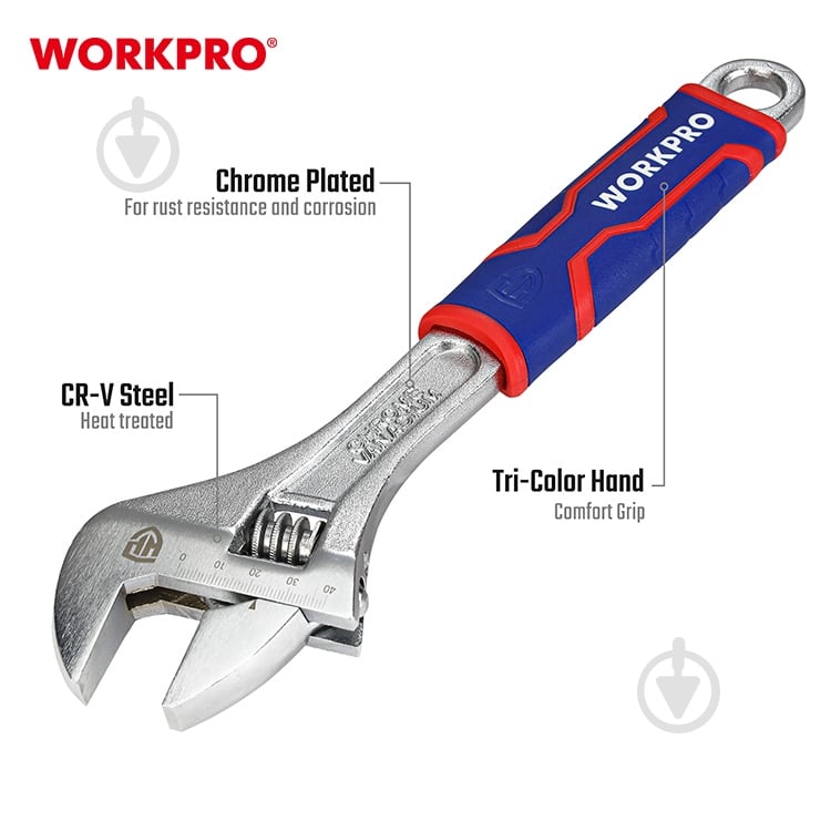 Ключ 300 мм WORKPRO WP272013 - фото 3