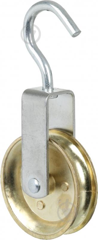 Блок одинарный c крючком 65 мм - фото 1