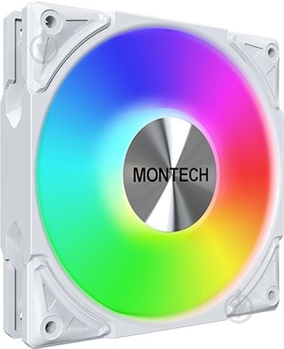Вентилятор Montech Metal PRO 12 (W31) White - фото 5
