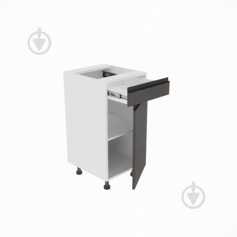 Тумба нижняя Софи ( Н 40 ДШ LUX левая) графит серый/белый Світ Меблів - фото 2