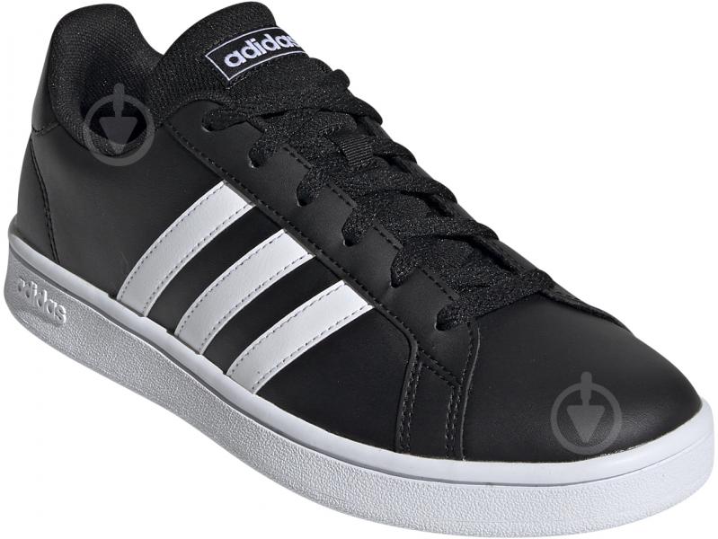 Кросівки жіночі демісезонні Adidas GRAND COURT BASE EE7482 р.42 2/3 чорно-білі - фото 3