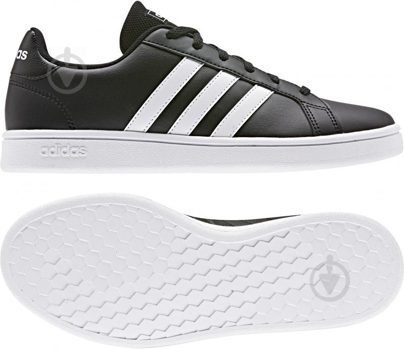 Кросівки жіночі демісезонні Adidas GRAND COURT BASE EE7482 р.42 2/3 чорно-білі - фото 4