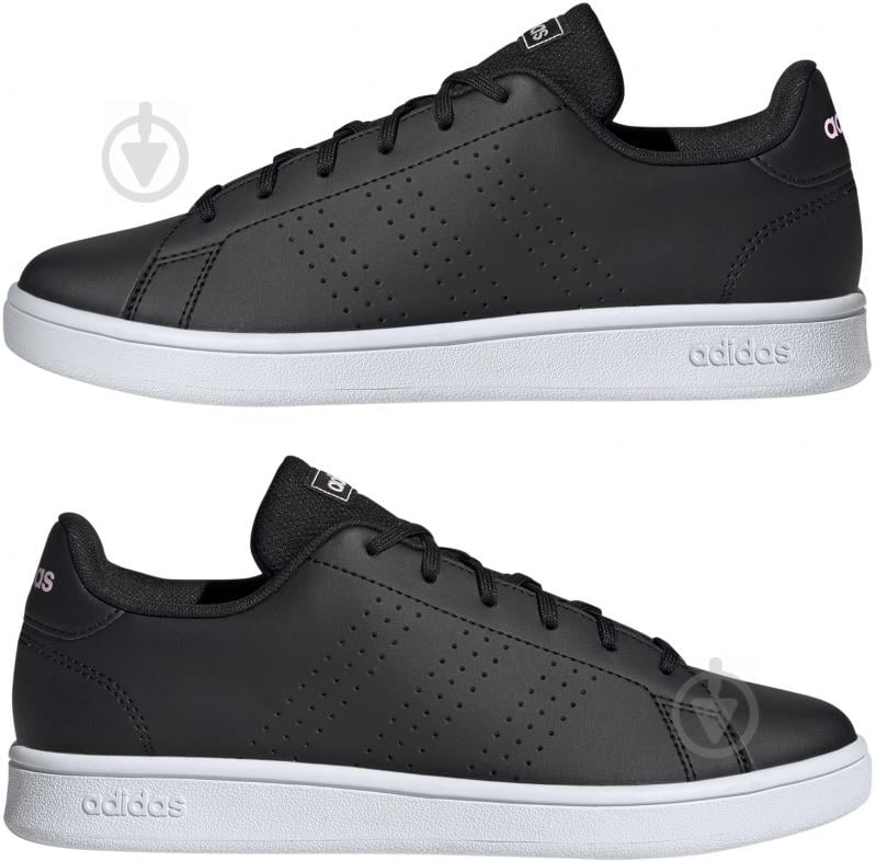 Кроссовки женские демисезонные Adidas ADVANTAGE BASE EE7511 р.37 1/3 черные - фото 5