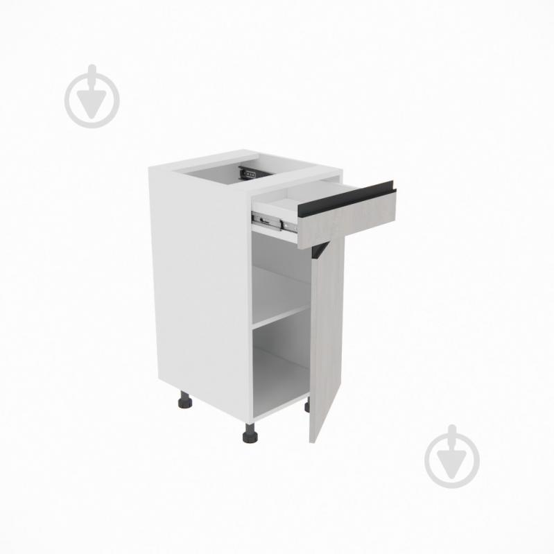 Тумба нижняя Софи ( Н 40 ДШ LUX левая) шелковый камень/белый Світ Меблів - фото 2 Тумба нижняя Софи ( Н 40 ДШ LUX левая) шелковый камень/белый Світ Меблів - фото 2