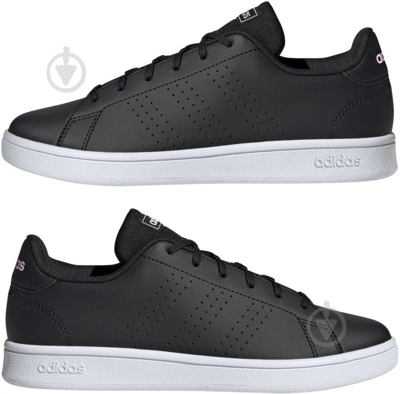Кроссовки женские демисезонные Adidas ADVANTAGE BASE EE7511 р.38 2/3 черные - фото 5