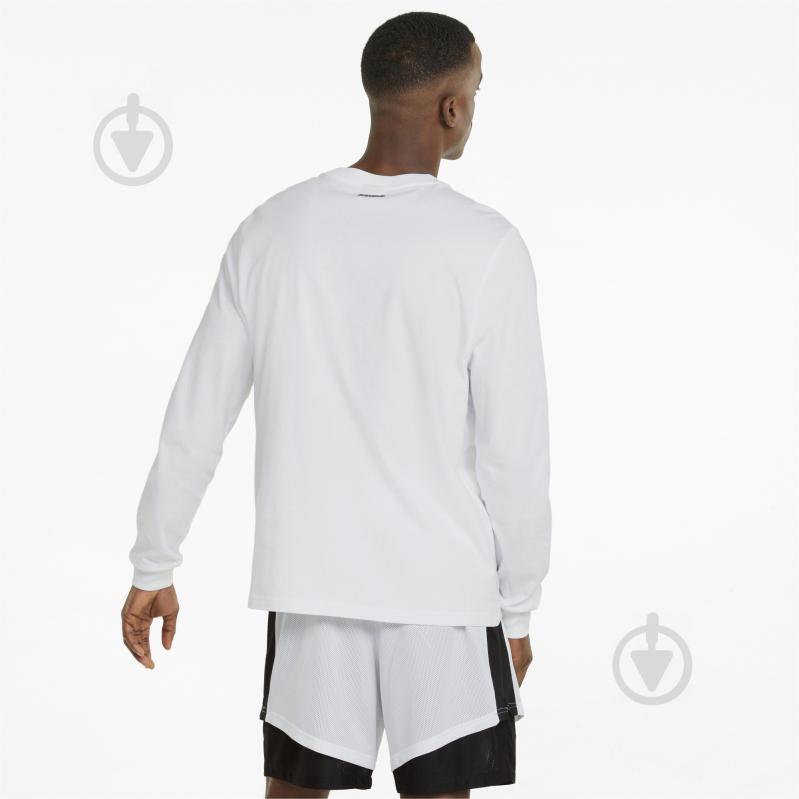 Футболка Puma Timeout LS Tee 53236002 р.2XL белый - фото 2