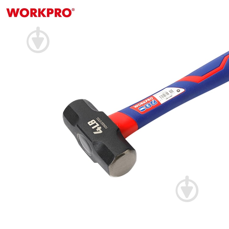 Кувалда WORKPRO 2000 гр стекловолоконная ручка PRO WP241033 - фото 4