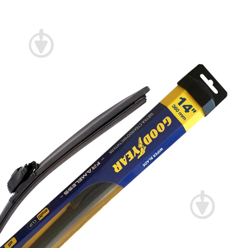 Щетка ст/очист. 360 мм бескаркасная AZARD Goodyear FRAMELESS MULTICLIP