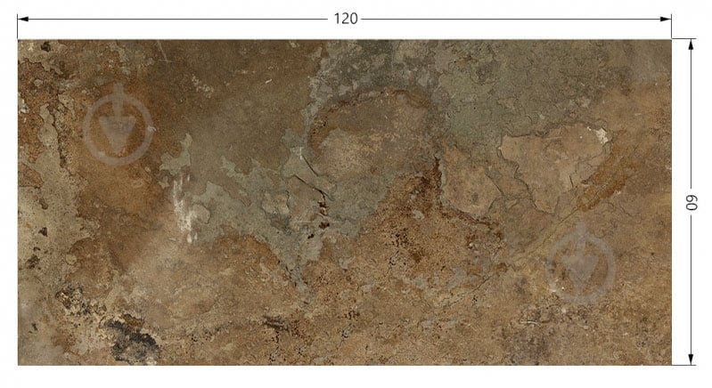 Плитка EcoCeramic HEKLA MAGMA 60х120 - фото 2