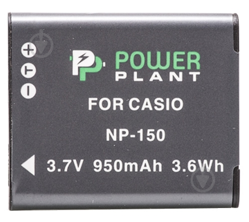 Аккумулятор PowerPlant Casio NP-150 950 мА*ч - фото 1