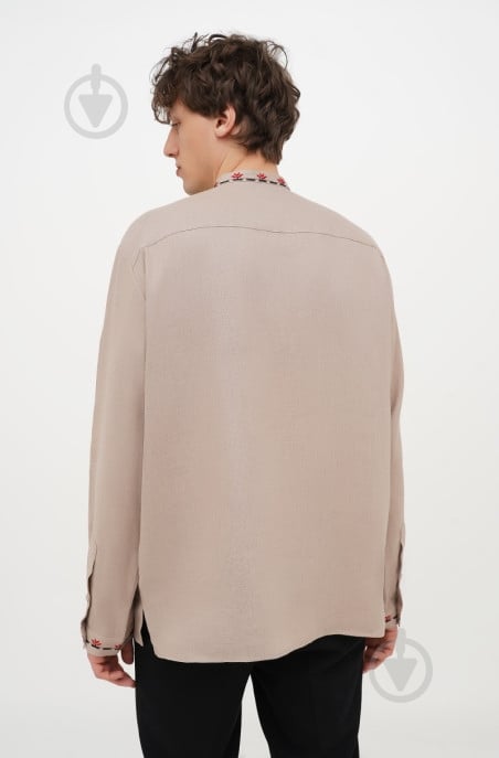 Рубашка Галерея льна Ясен серый р. 46 - фото 2